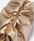 Сумка Bottega Veneta Pouch Gold Metallic Clutch